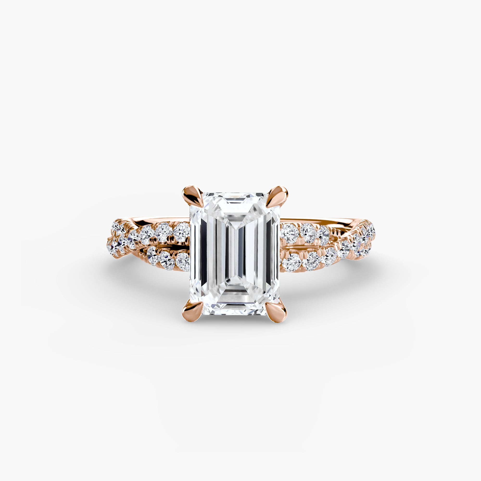 The Twisted Pavé Solitaire ALZA