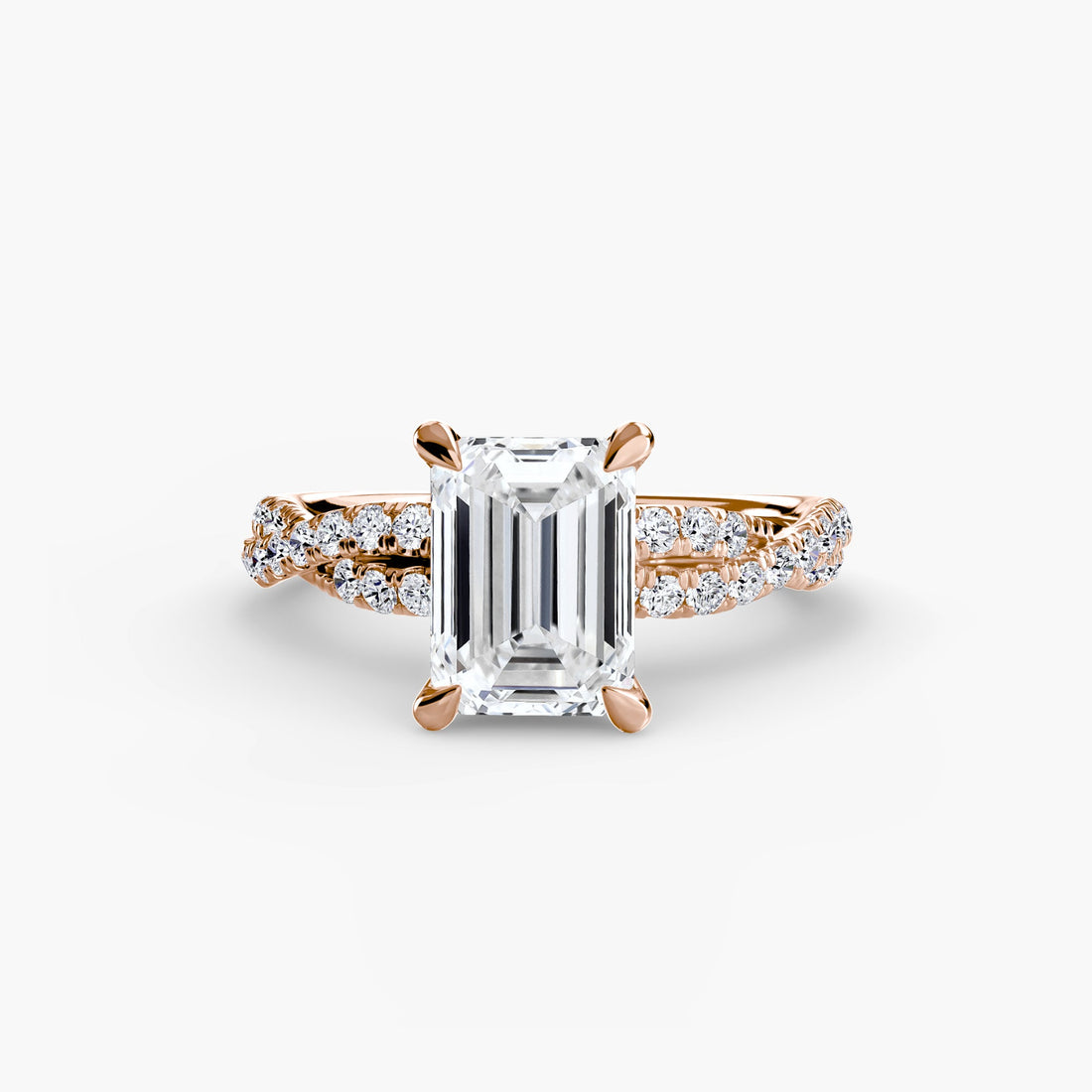 The Twisted Pavé Solitaire ALZA