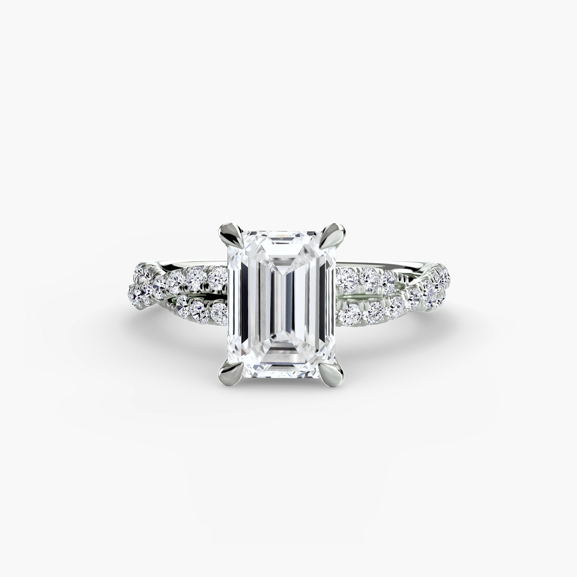 The Twisted Pavé Solitaire ALZA