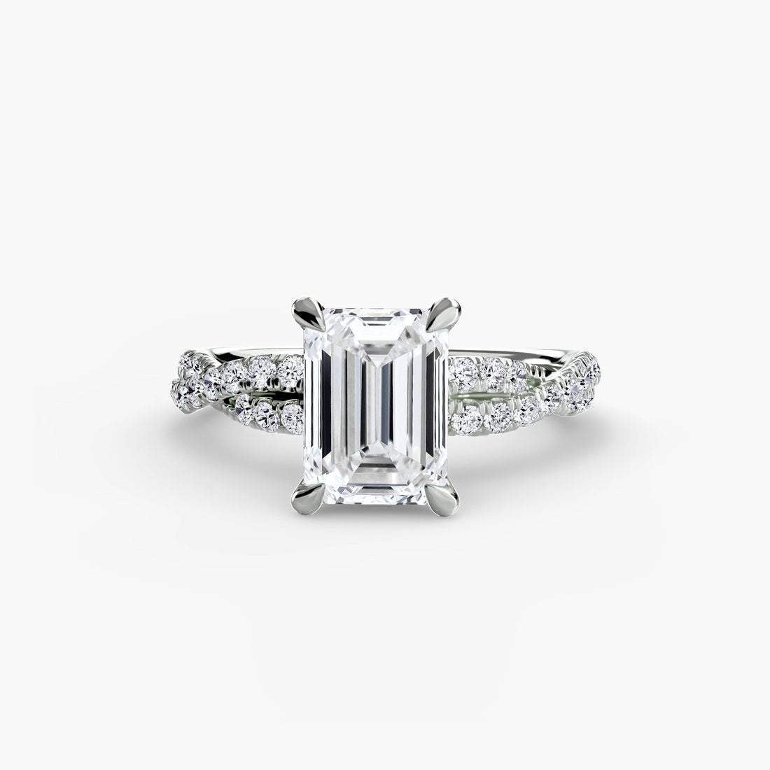 The Twisted Pavé Solitaire ALZA