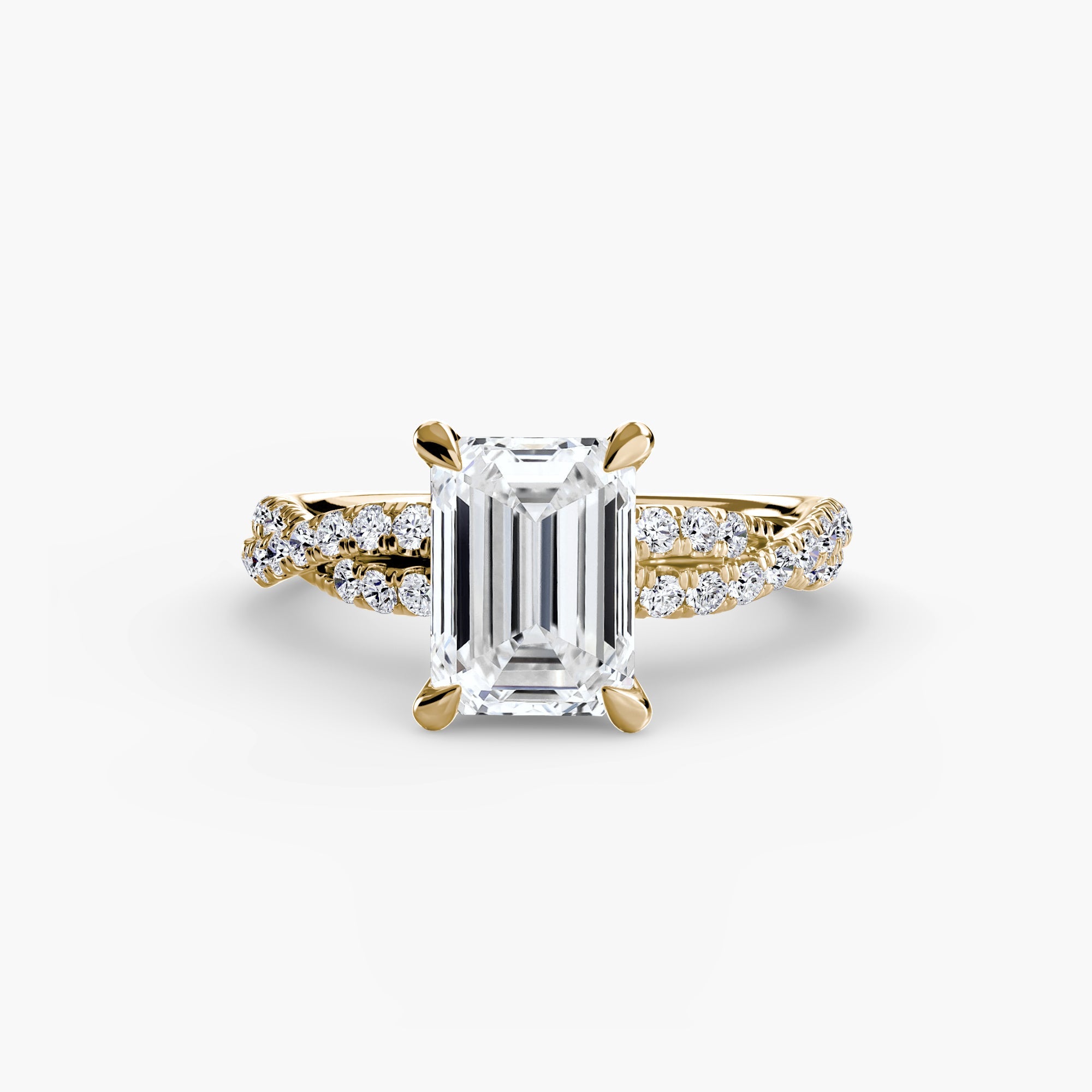 The Twisted Pavé Solitaire ALZA