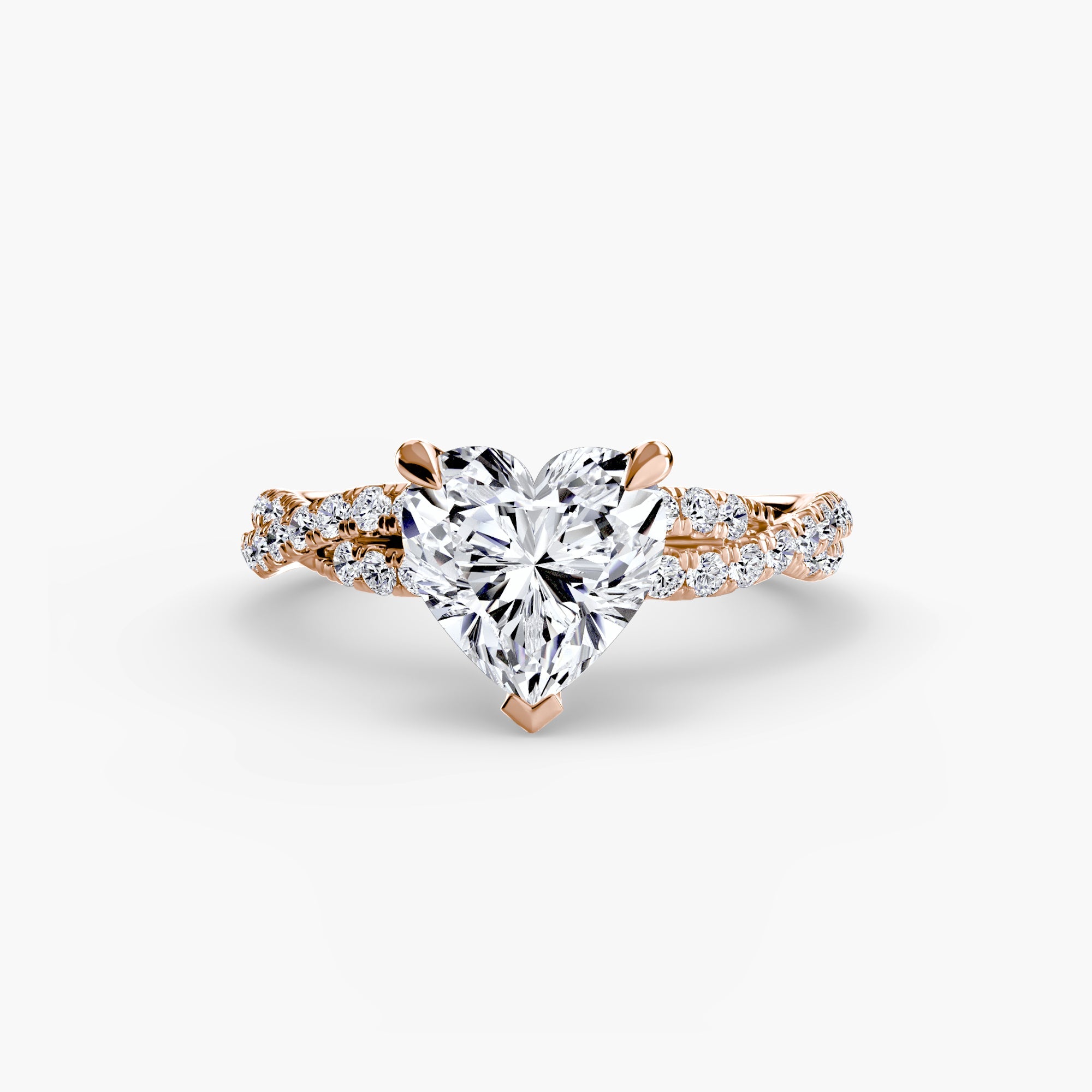 The Twisted Pavé Solitaire ALZA