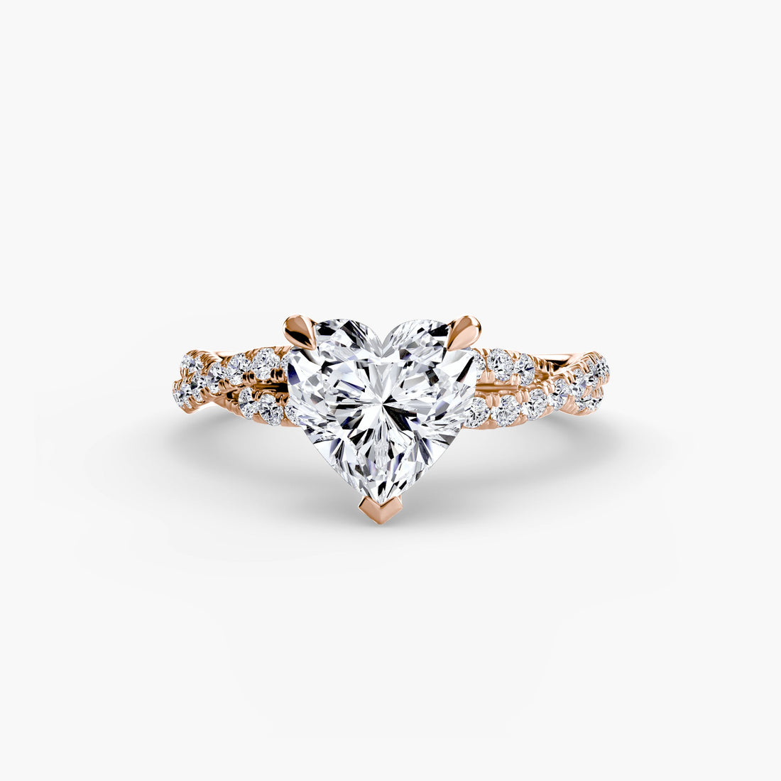 The Twisted Pavé Solitaire ALZA