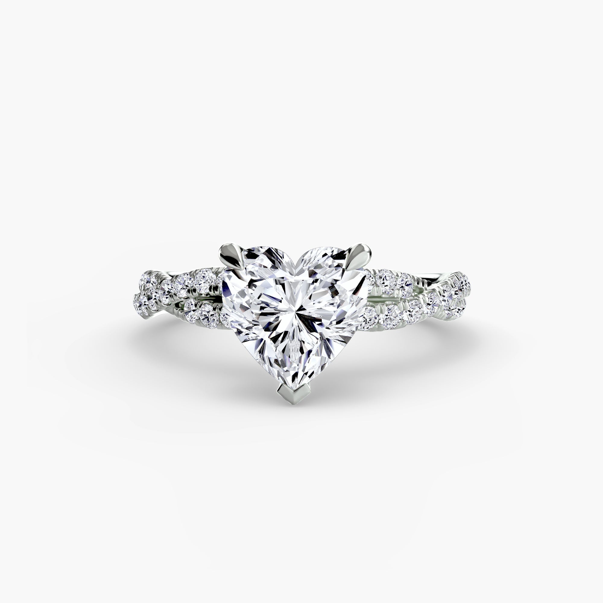 The Twisted Pavé Solitaire ALZA