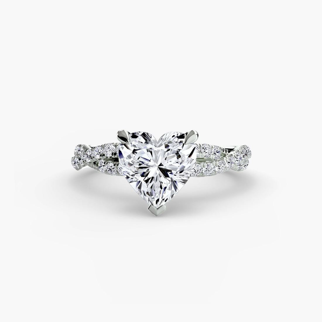 The Twisted Pavé Solitaire ALZA