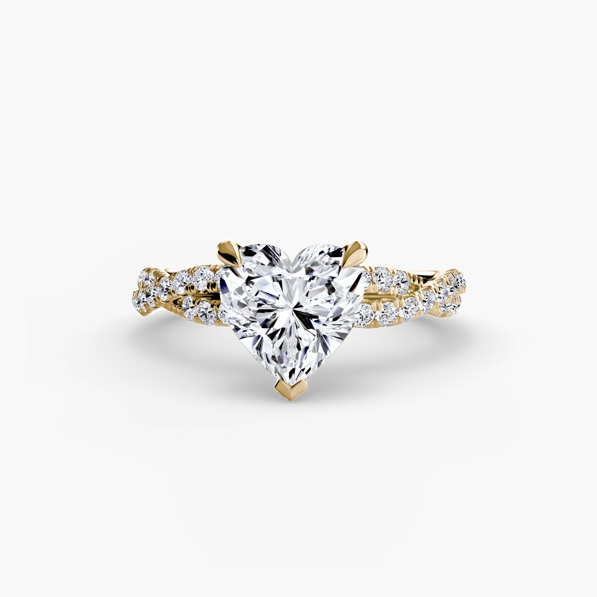 The Twisted Pavé Solitaire ALZA