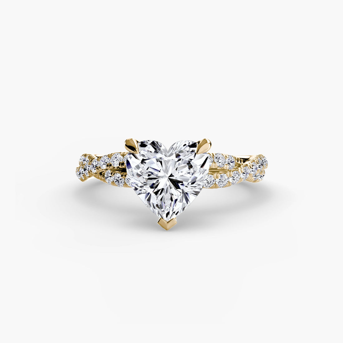 The Twisted Pavé Solitaire ALZA