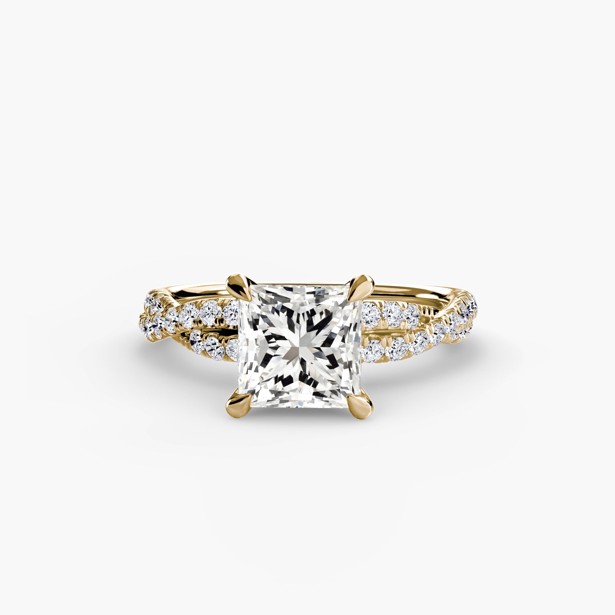 The Twisted Pavé Solitaire ALZA