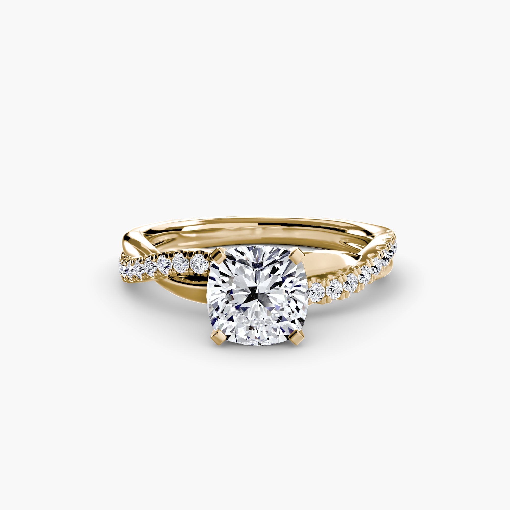 The Emerald Twist Pavé Ring ALZA