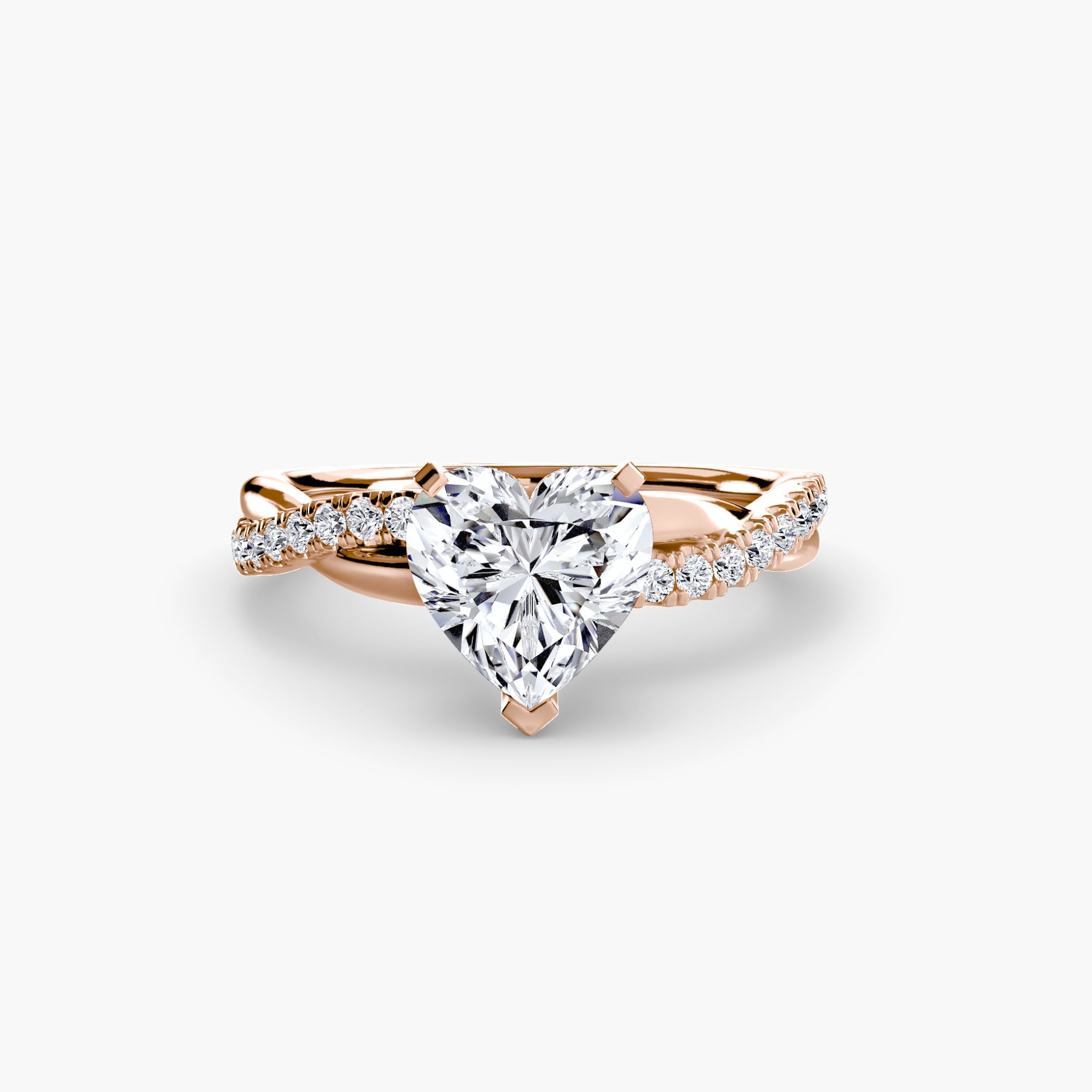 The Emerald Twist Pavé Ring ALZA