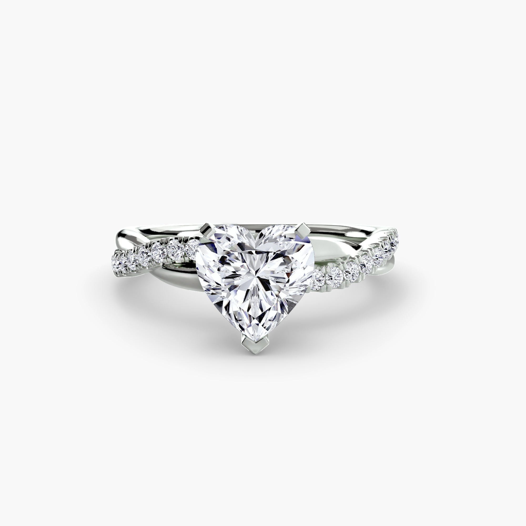 The Emerald Twist Pavé Ring ALZA