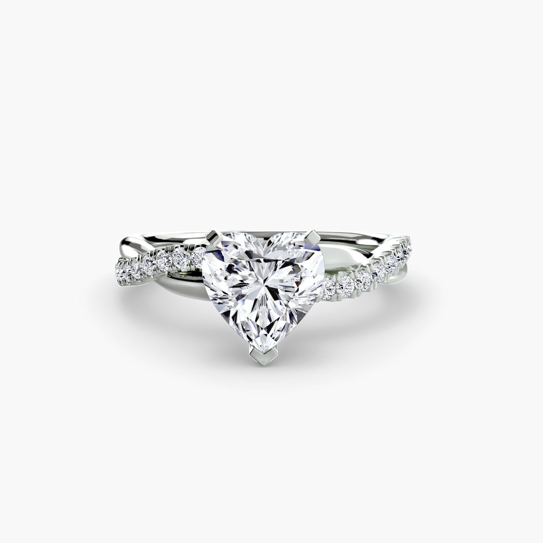 The Emerald Twist Pavé Ring ALZA