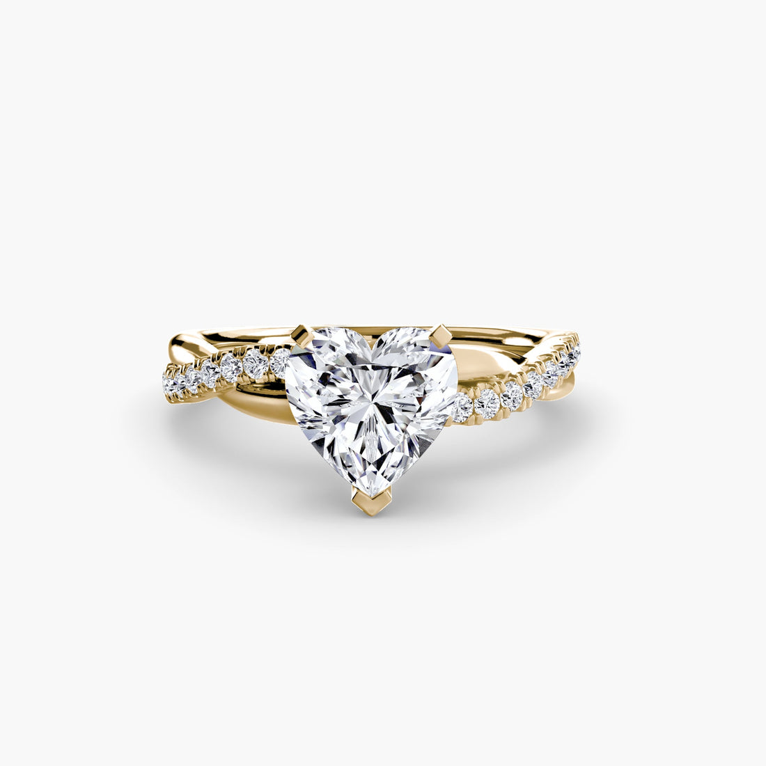 The Emerald Twist Pavé Ring ALZA