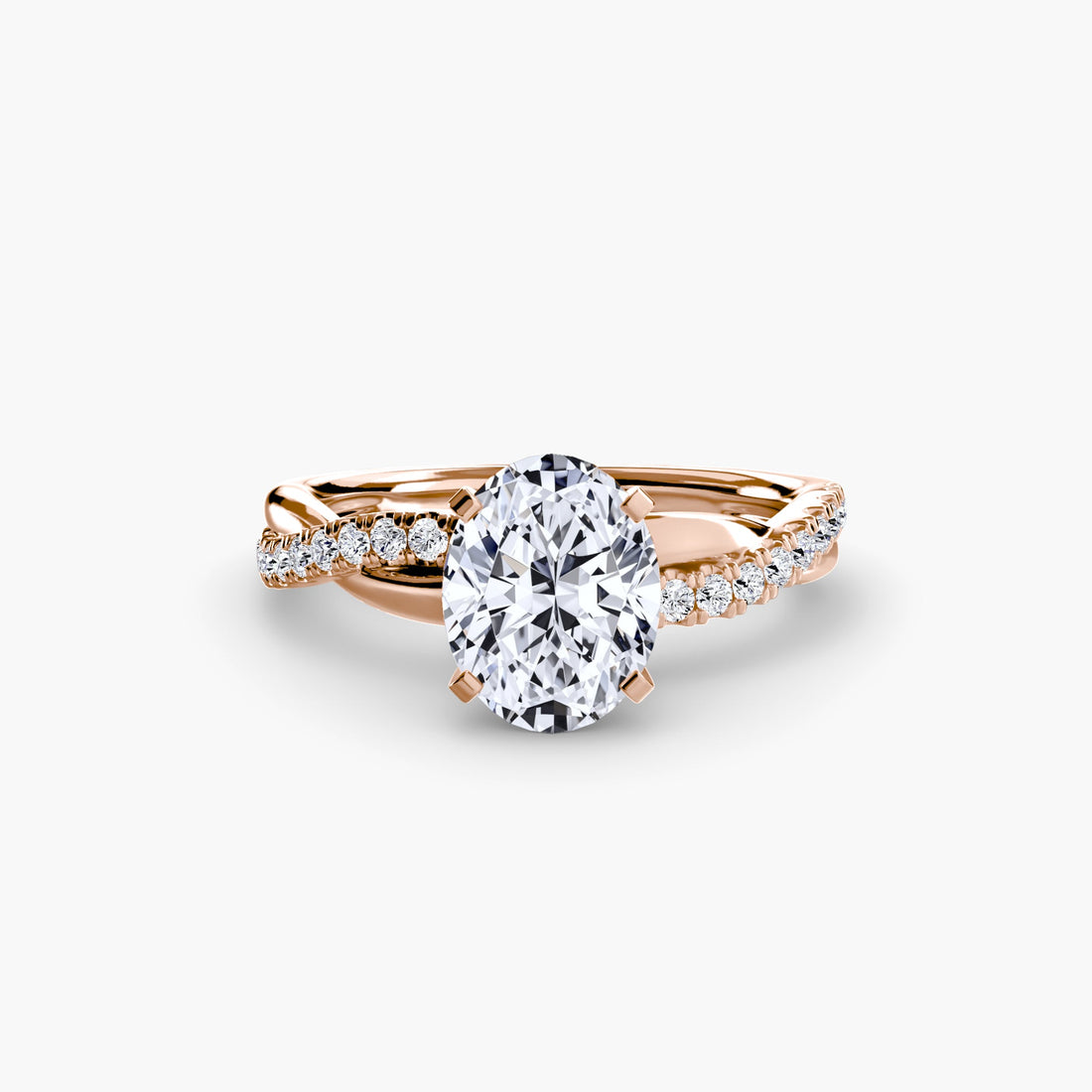The Emerald Twist Pavé Ring ALZA
