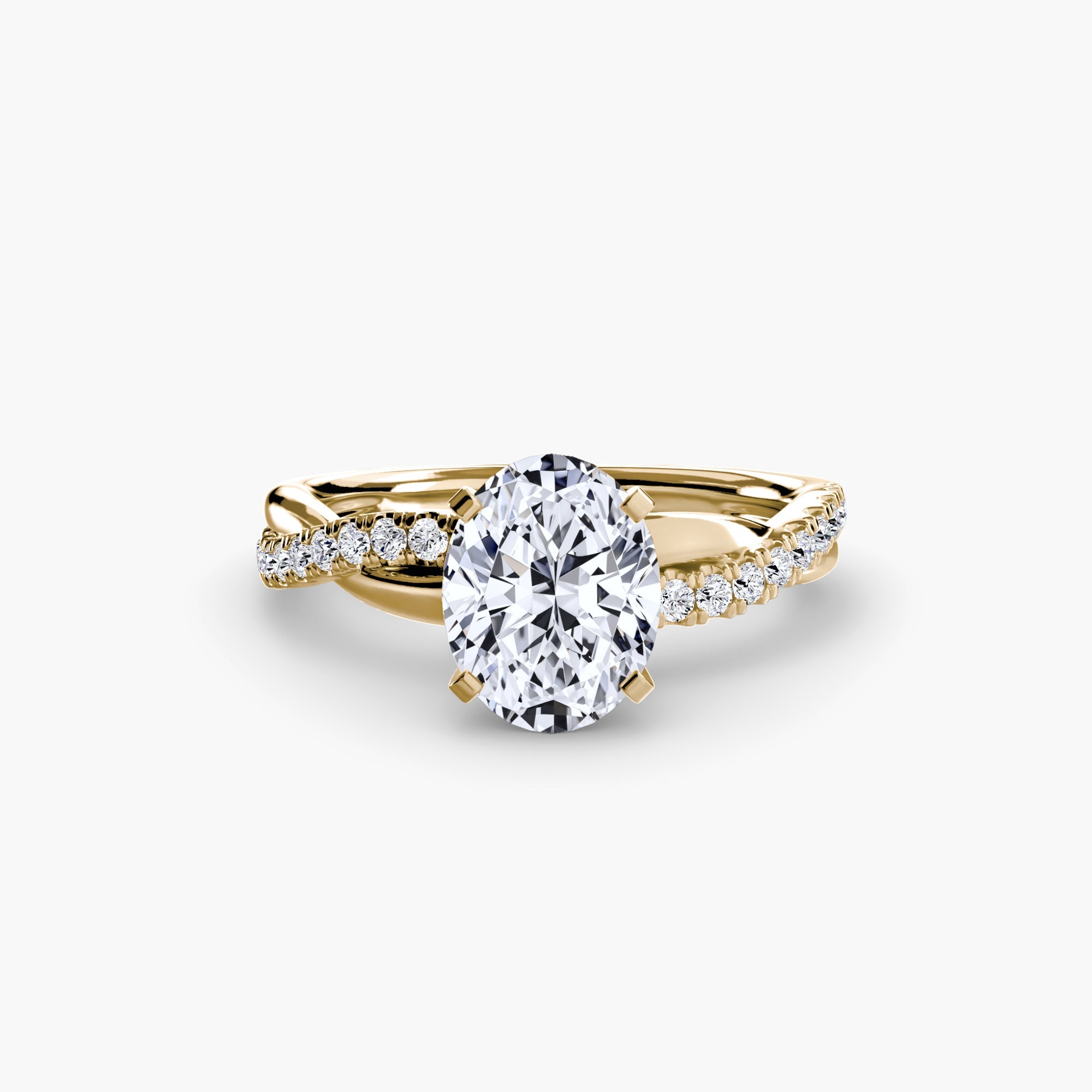 The Emerald Twist Pavé Ring ALZA