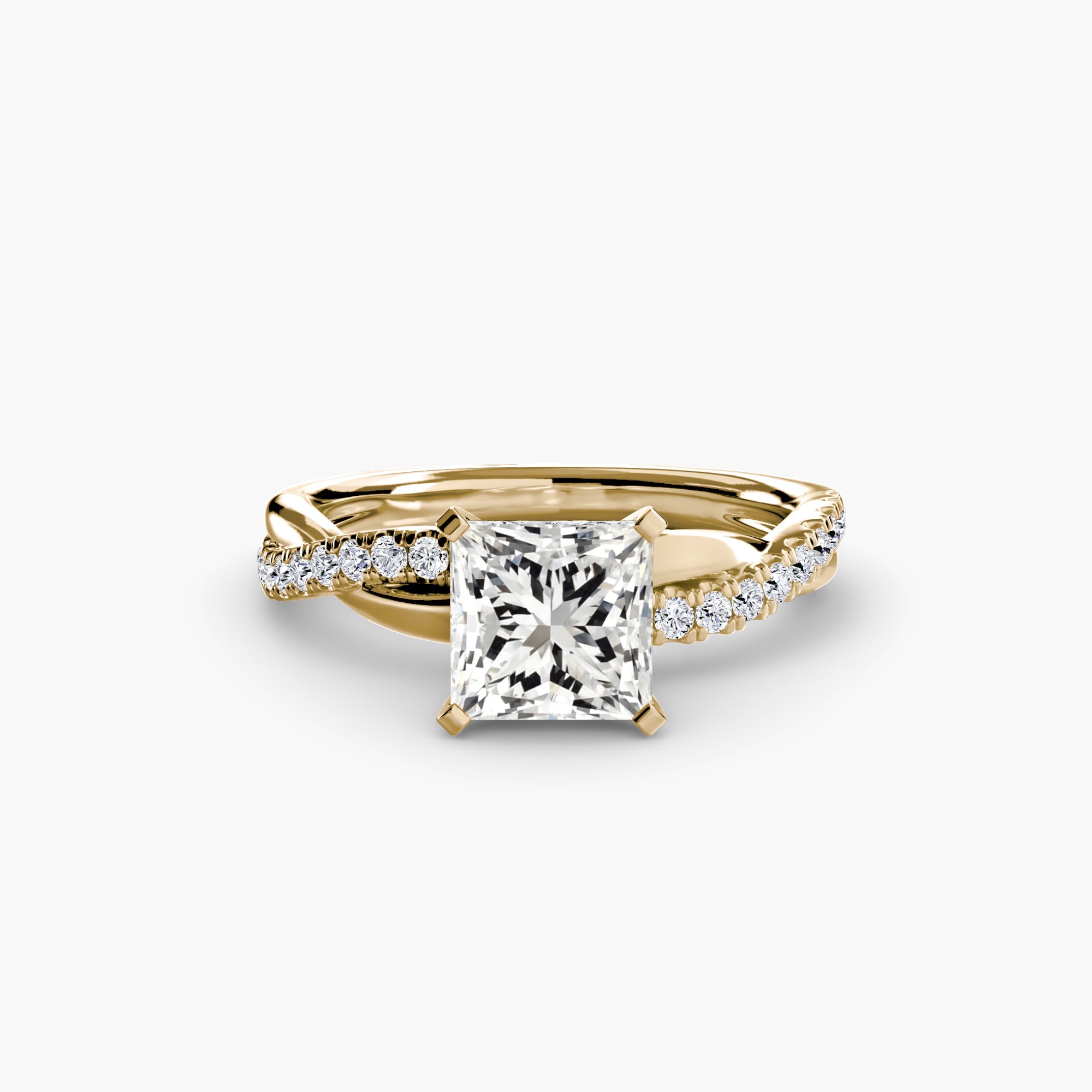The Emerald Twist Pavé Ring ALZA