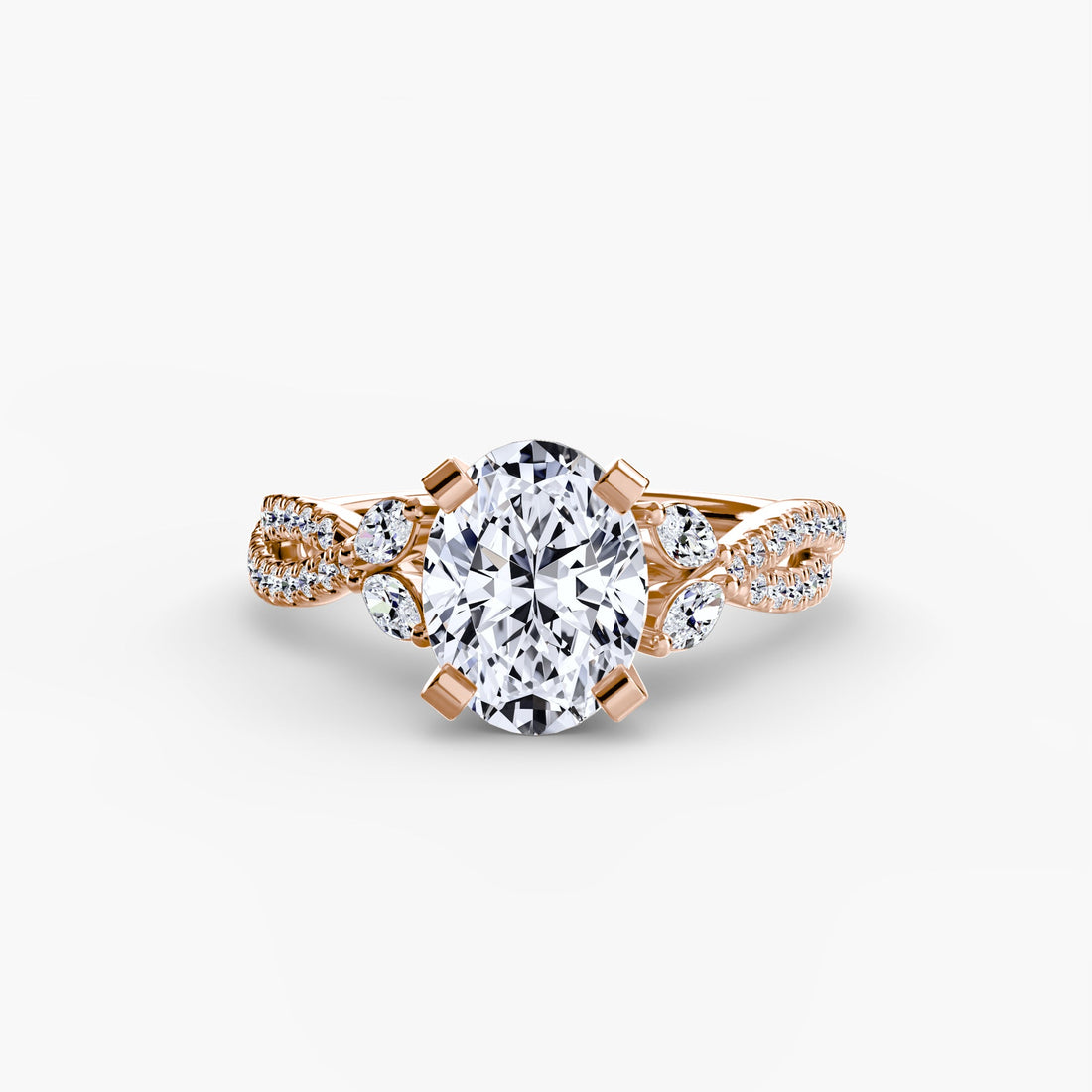 The Twist Pavé Ring ALZA