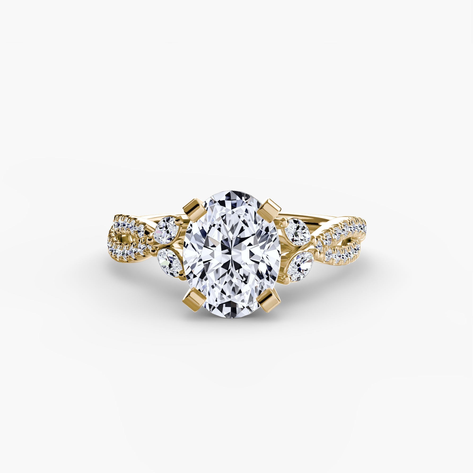 The Twist Pavé Ring ALZA