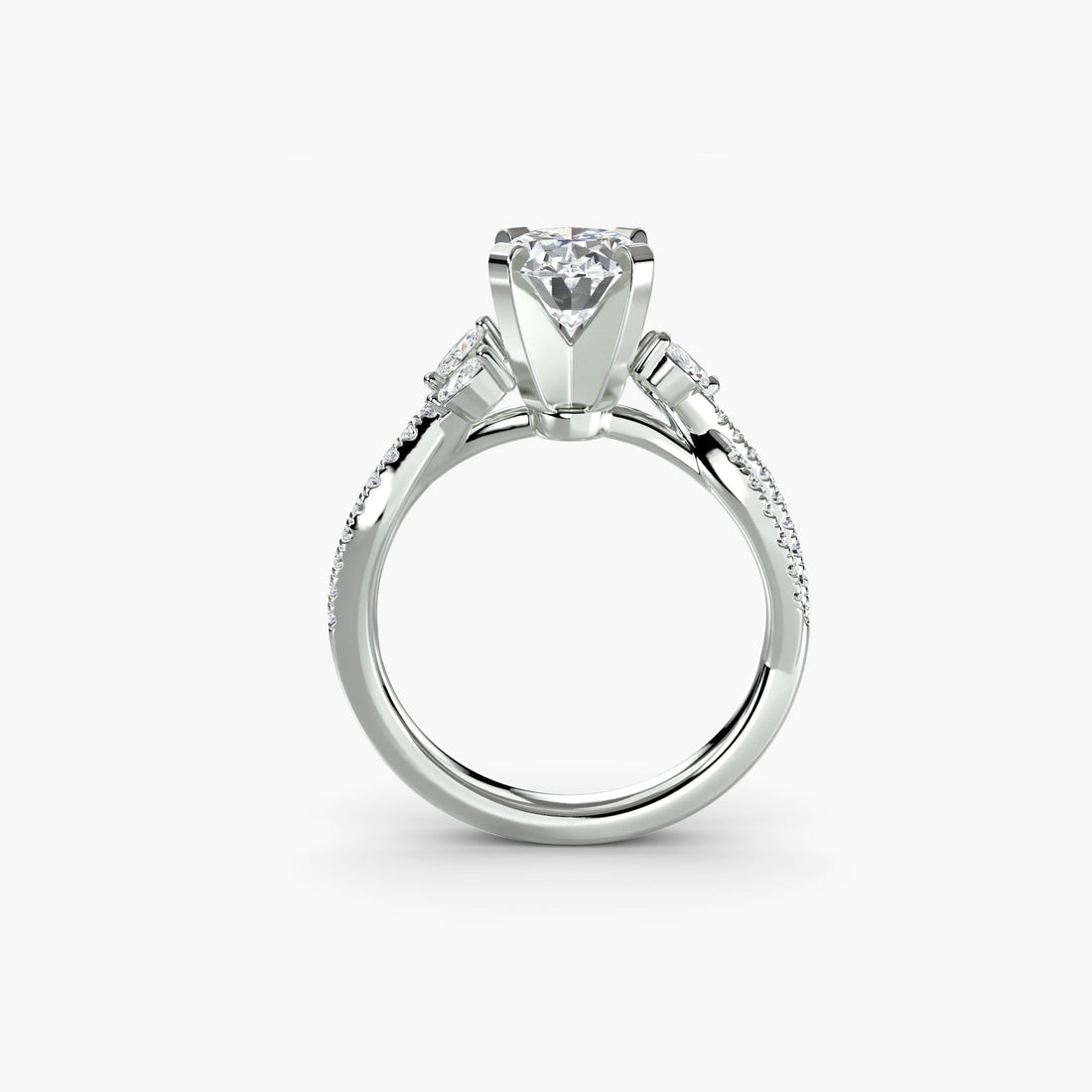 The Twist Pavé Ring ALZA