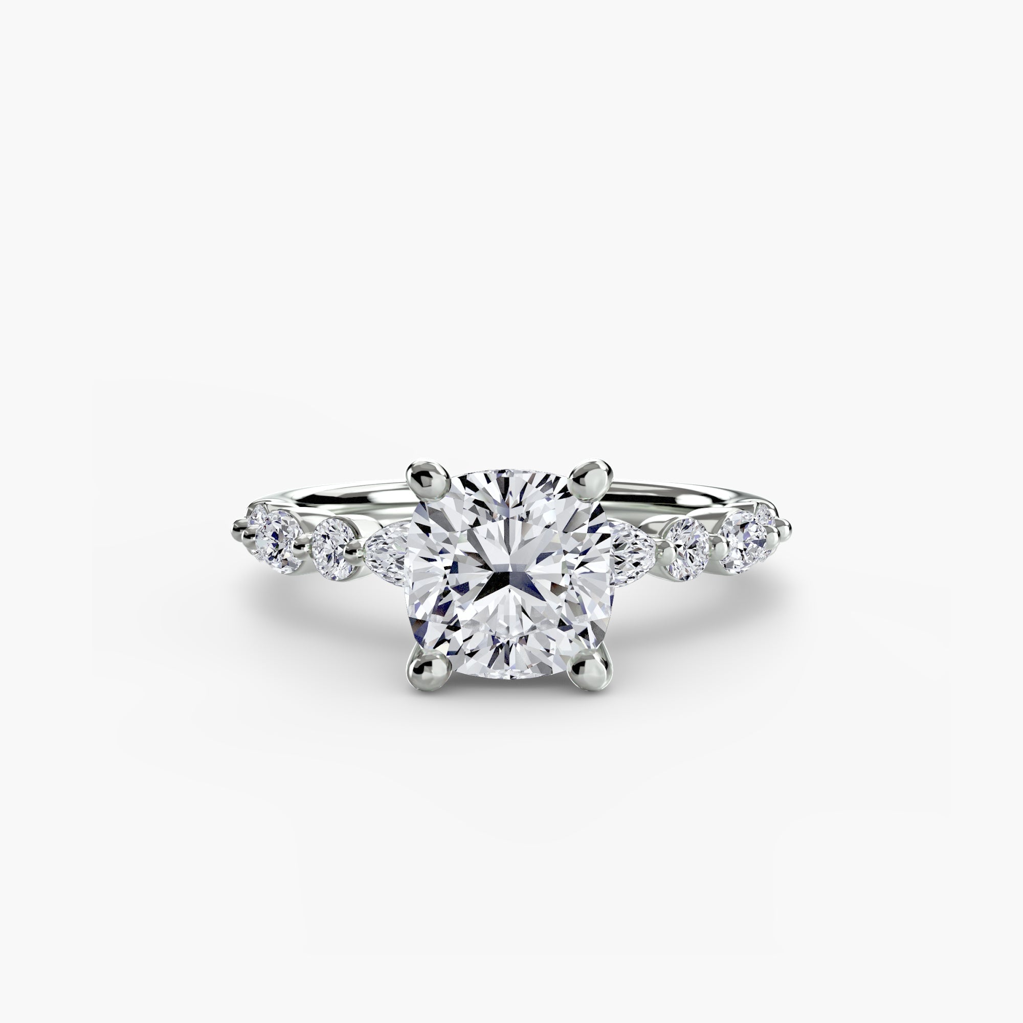 Solitaire with Eternity Pavé 2 ALZA