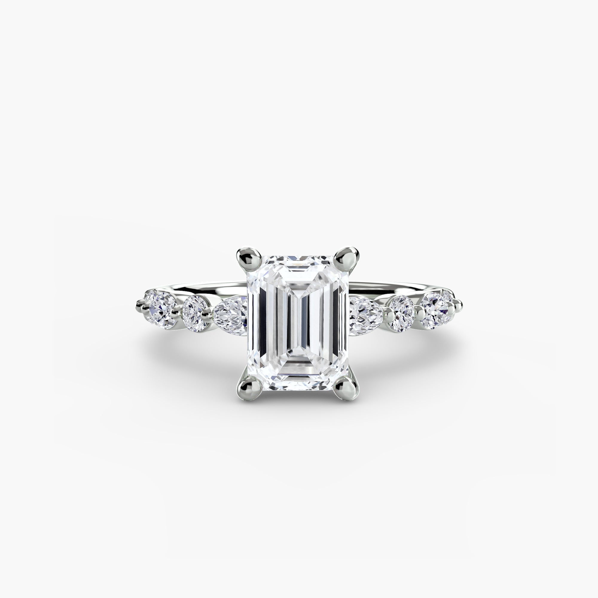 Solitaire with Eternity Pavé 2 ALZA