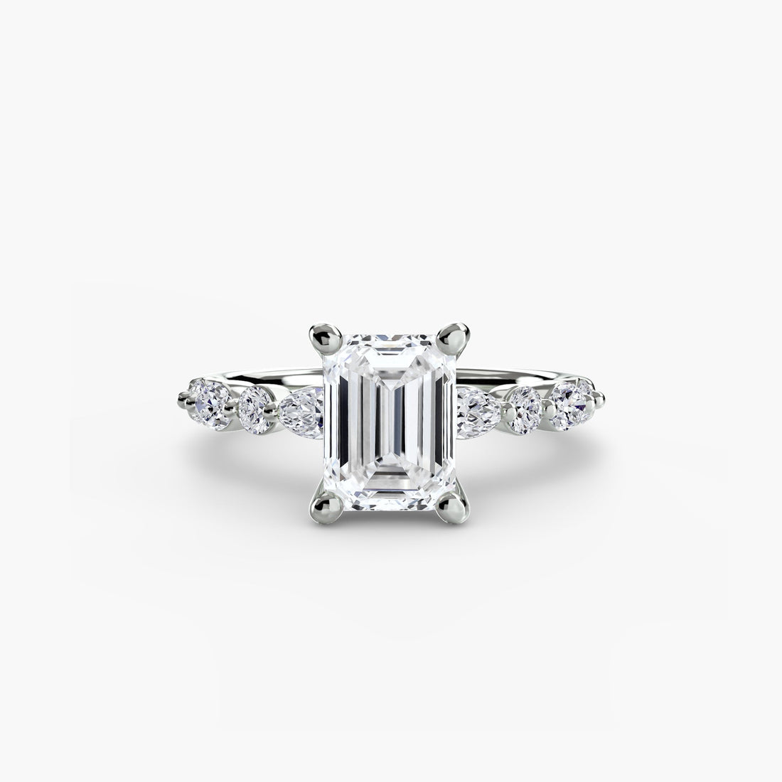 Solitaire with Eternity Pavé 2 ALZA