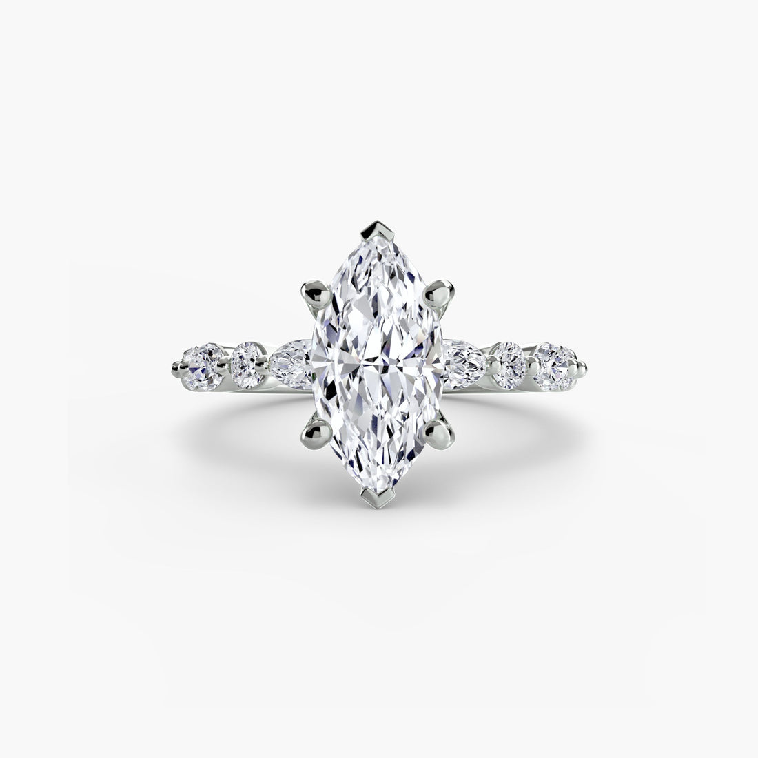 Solitaire with Eternity Pavé 2 ALZA
