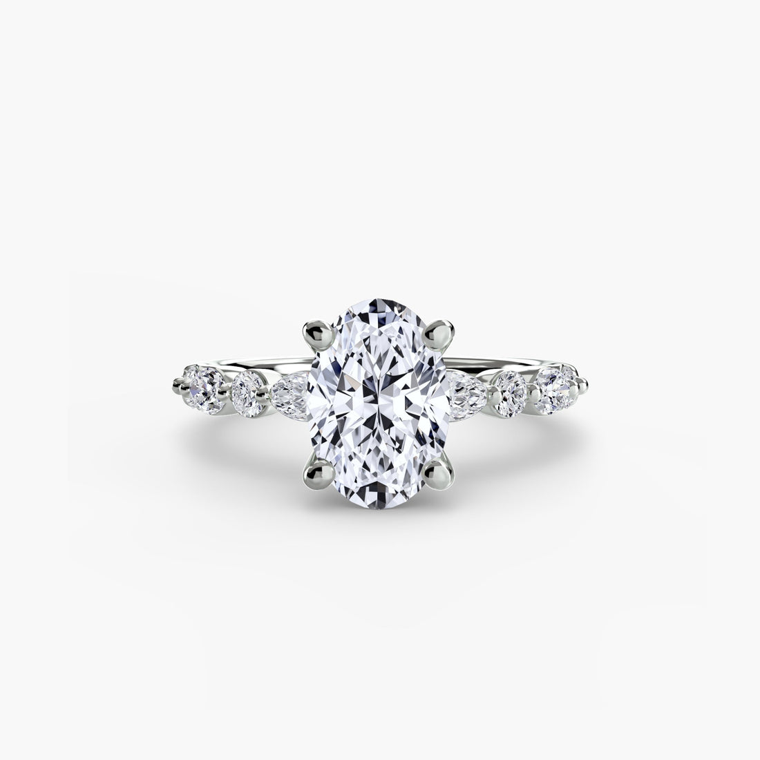 Solitaire with Eternity Pavé 2 ALZA