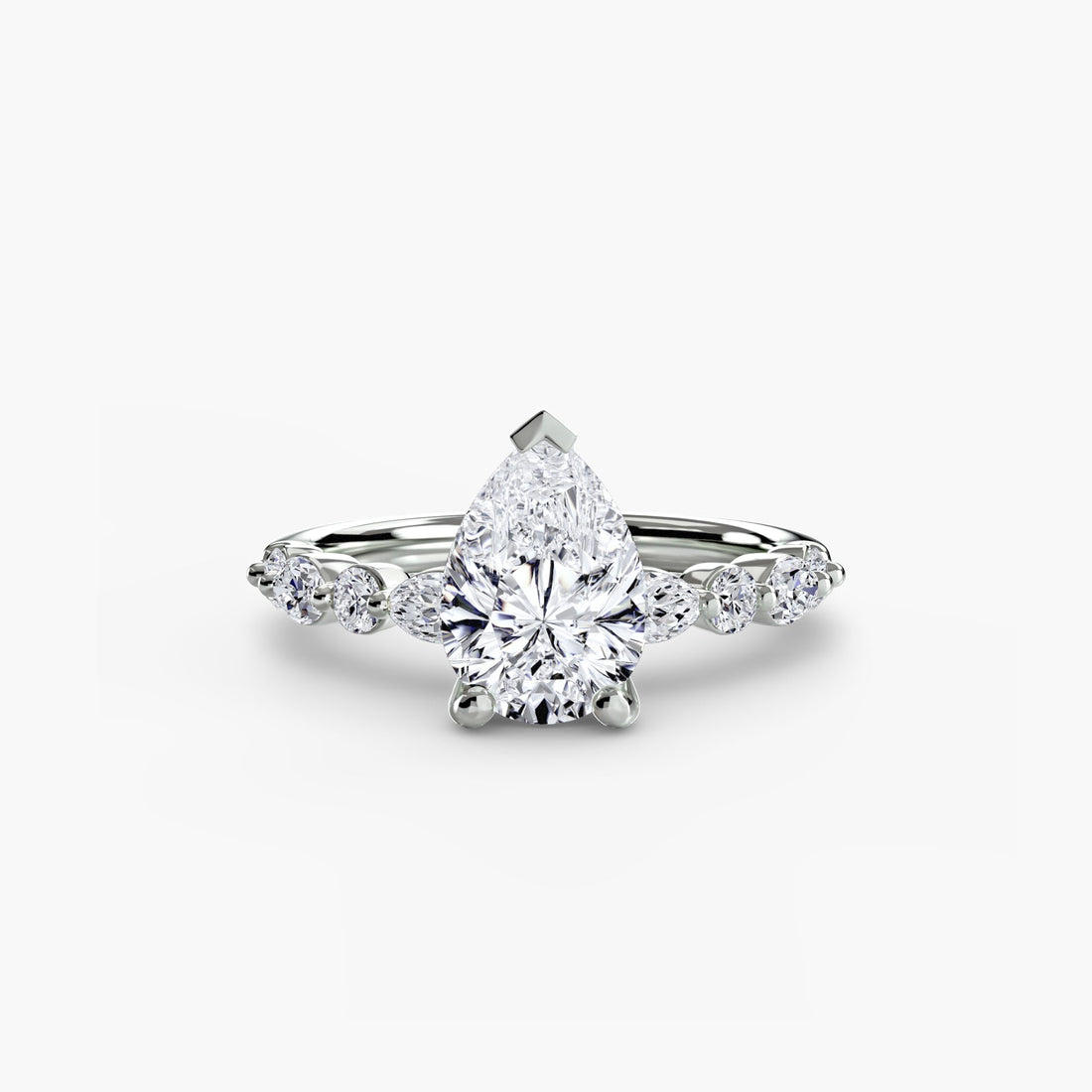 Solitaire with Eternity Pavé 2 ALZA