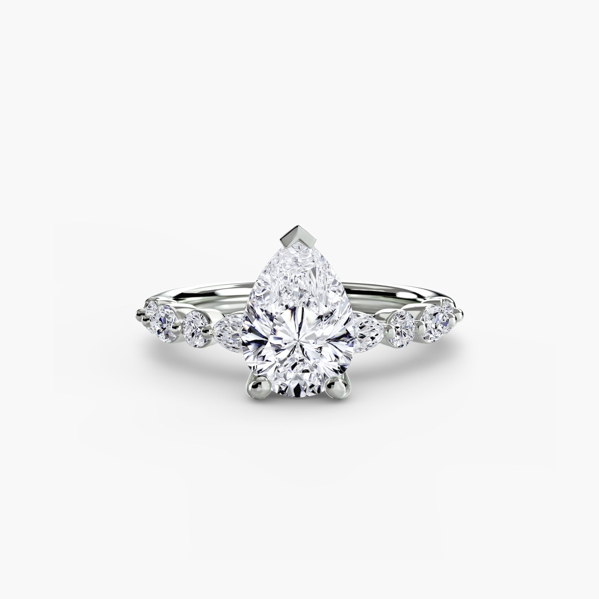 Solitaire with Eternity Pavé 2 ALZA