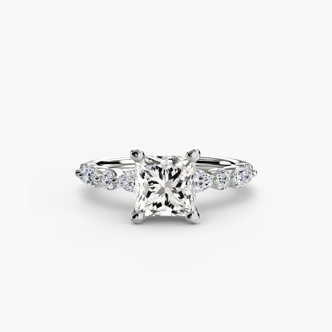 Solitaire with Eternity Pavé 2 ALZA