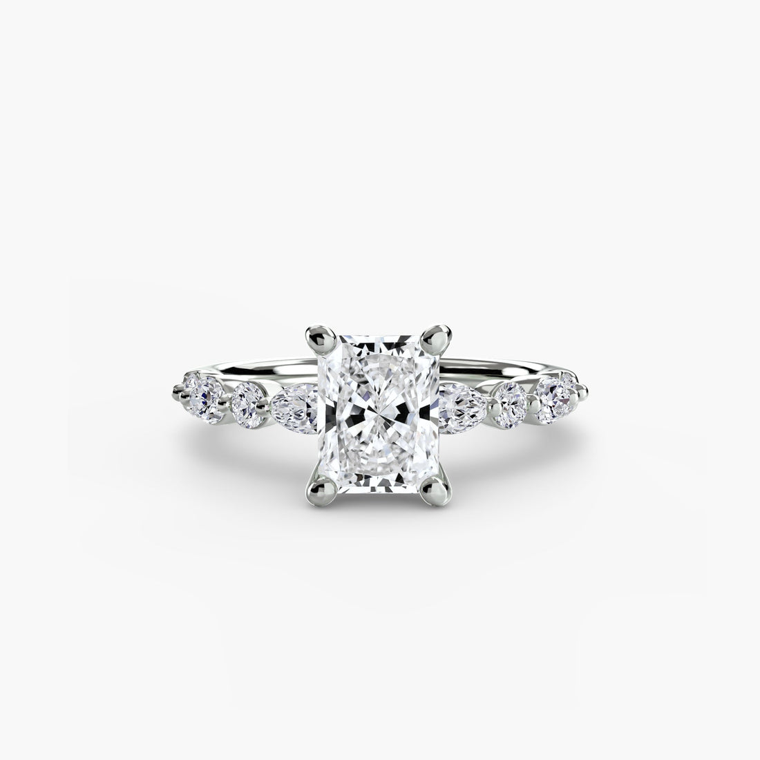 Solitaire with Eternity Pavé 2 ALZA