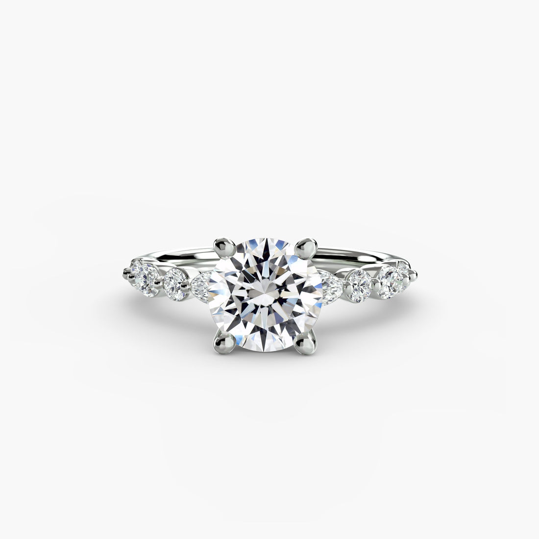 Solitaire with Eternity Pavé 2 ALZA