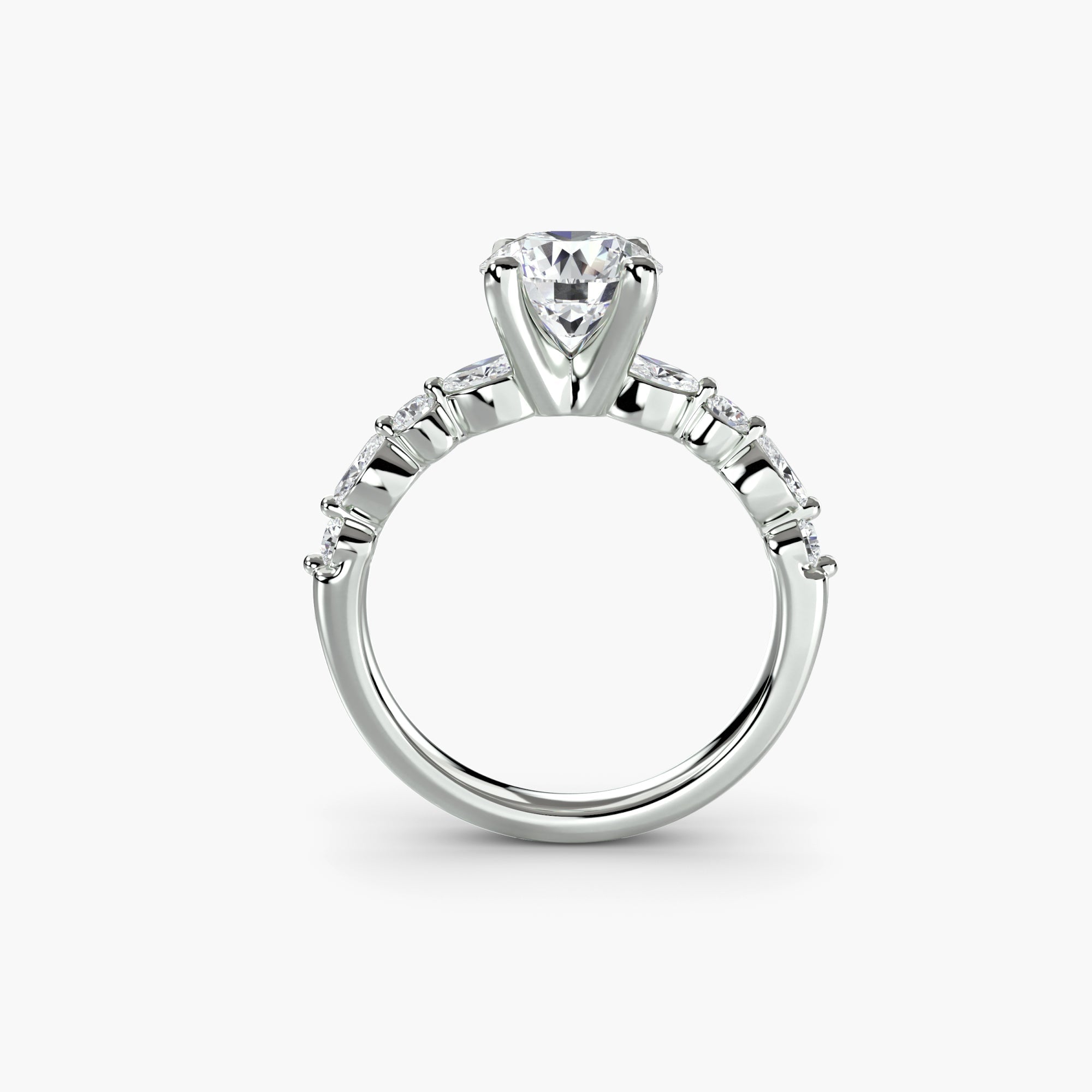 Solitaire with Eternity Pavé 2 ALZA
