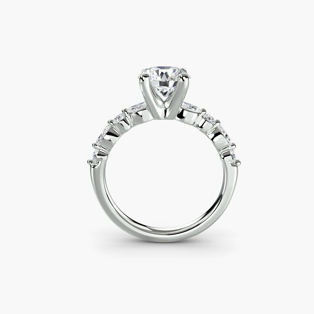 Solitaire with Eternity Pavé 2 ALZA